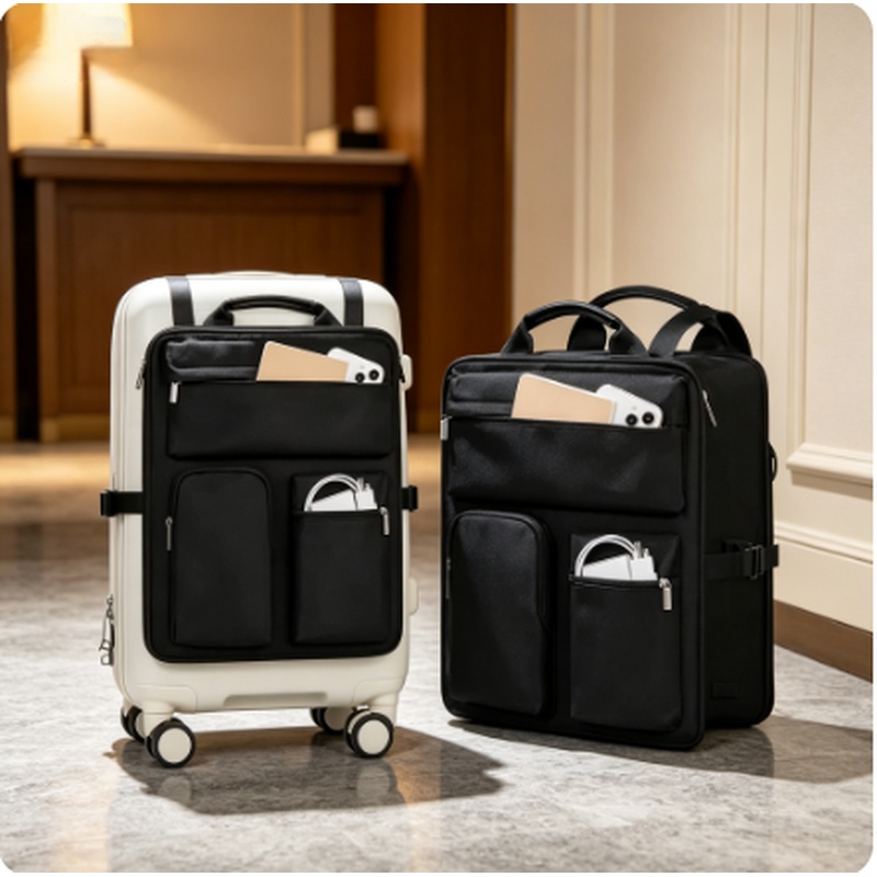Tech Accessories Travel Bag - Multi‑Pockets Luggage Organizer Bag, Heavy‑Duty Shockproof