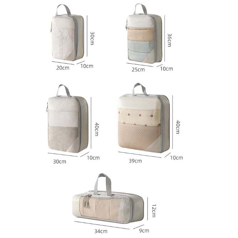 5pcs/set Lightweight Portable  - đánh giá và giá Tech Accessories Travel Bag