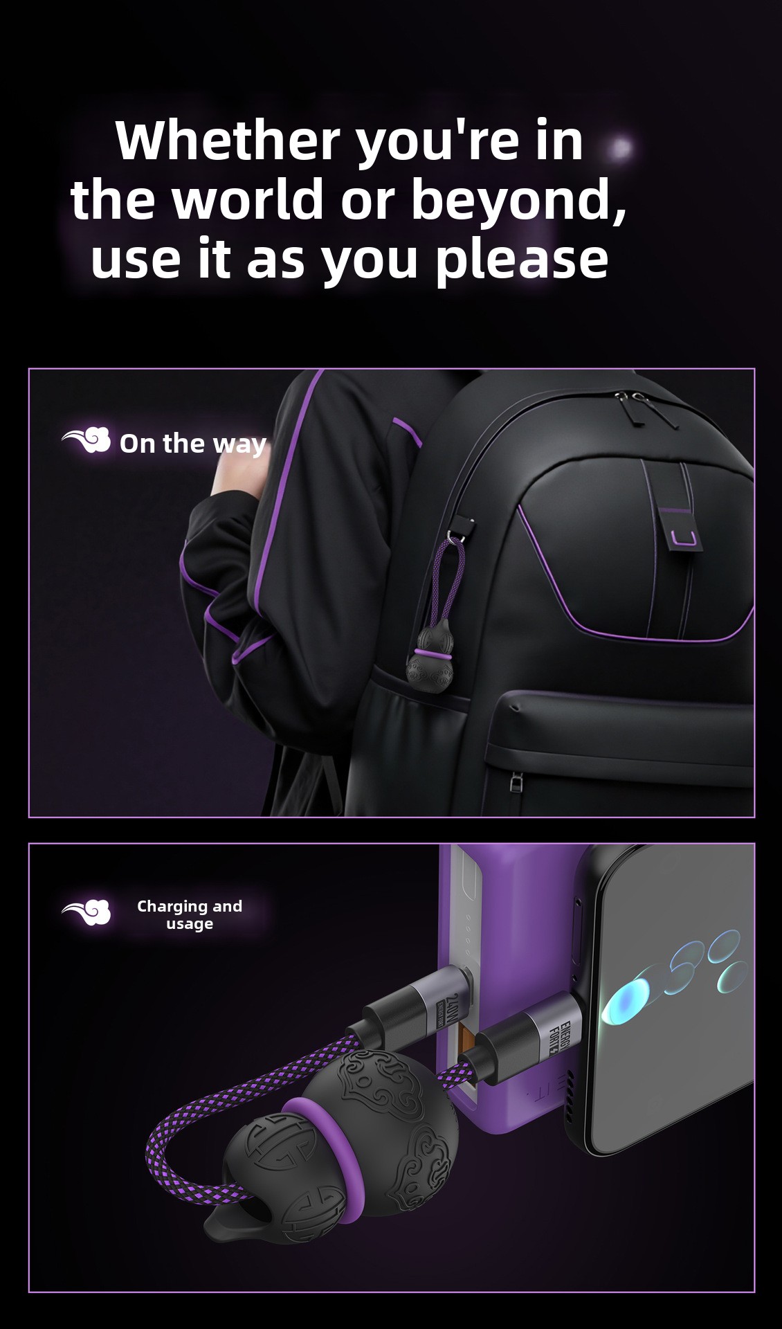 Portable Cable Organizer Keych - đánh giá và giá Tech Accessories Backpack