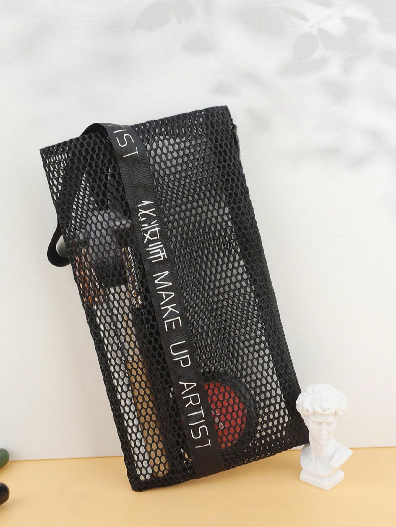 1 Pcs Mesh Makeup Bag Zipper C - đánh giá và giá Tech Accessories Travel Bag