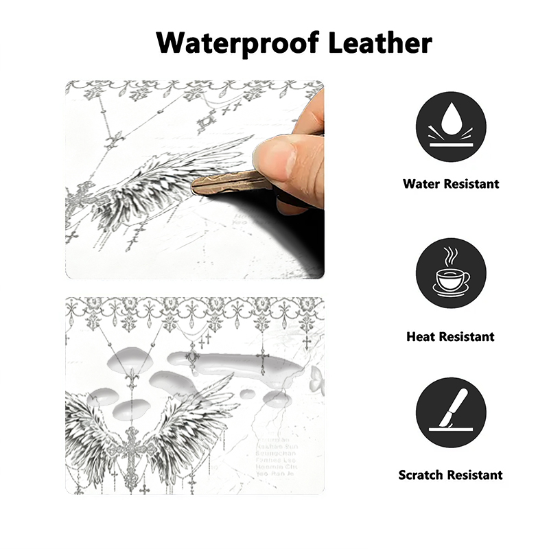Leather Mousepad Black White A - đánh giá và giá Tech Gaming Accessories