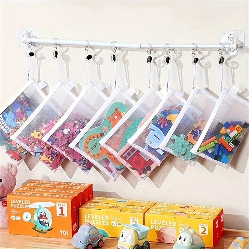 8Pcs Zipper Mesh Bags in 3 Siz - đánh giá và giá Tech Accessories Travel Bag