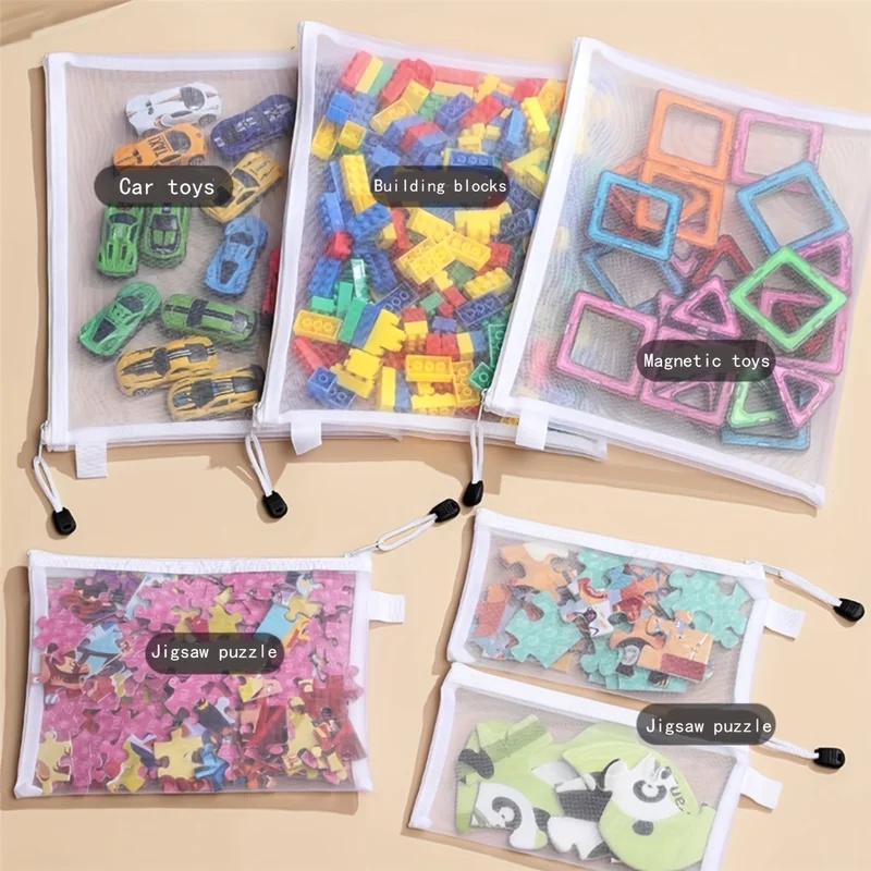 8Pcs Zipper Mesh Bags in 3 Siz - đánh giá và giá Tech Accessories Travel Bag